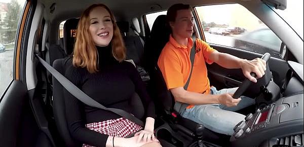  British ginger publicly rides driving instructor after bj